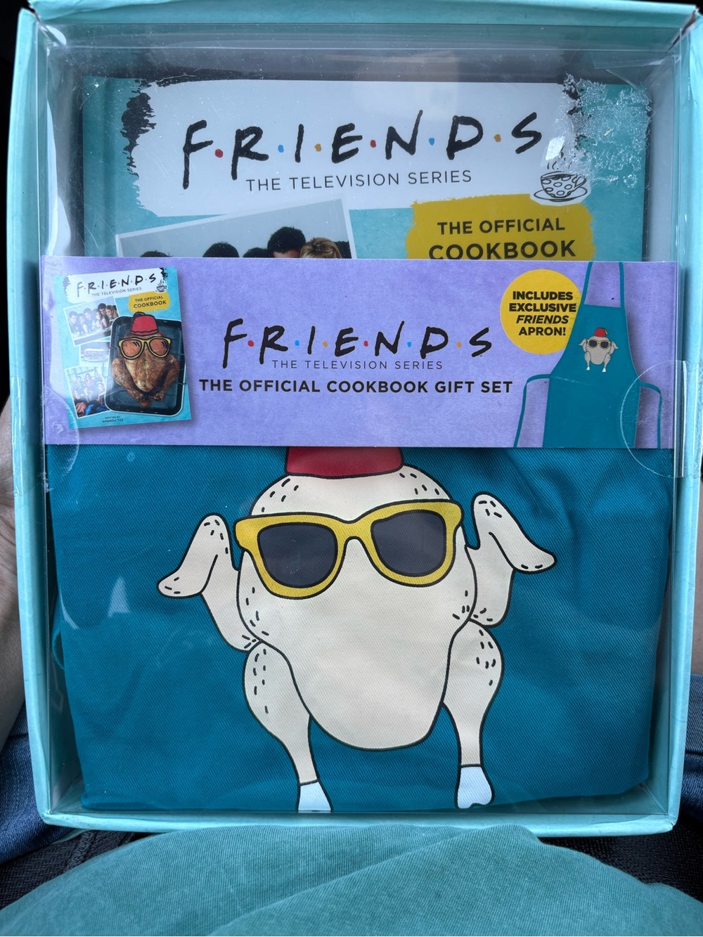FRIENDS Cookbook Gift Set with apron